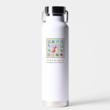 Bouteille d'eau Pause Tiles Woodland Walk de 650 m