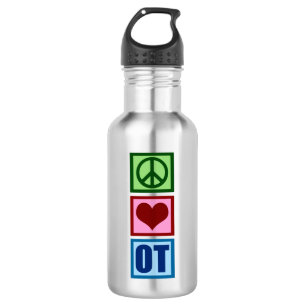 Bouteille D'eau Peace Love OT