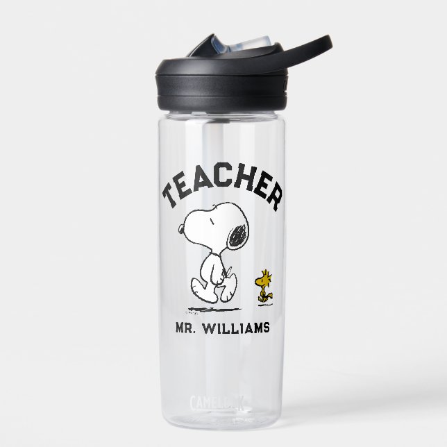 Bouteille D'eau Peanuts Est. 1950 | Snoopy & Woodstock Teacher (Gauche)