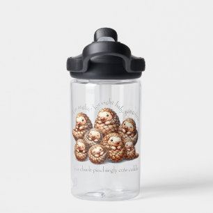 Bouteille D'eau Pêche adorable pour 8 Pangolins câlins mignons