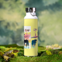 Peinture de la faune Eléphant, Giraffe Personnalis