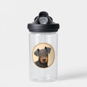 Bouteille D'eau Peinture de Manchester Terrier Art Animalier Origi