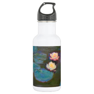 Bouteille D'eau Peinture de nénuphars d'étang de Monet