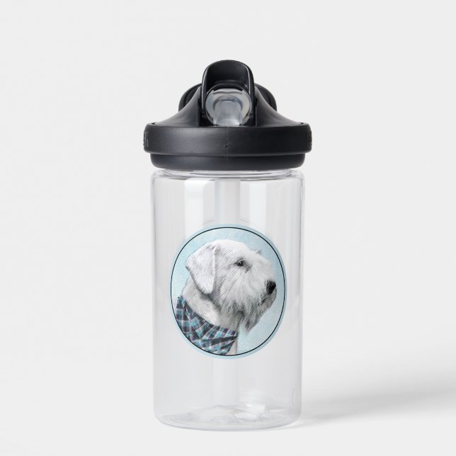 Bouteille D'eau Peinture Sealyham Terrier - Cute Original Chien Ar (Avant)