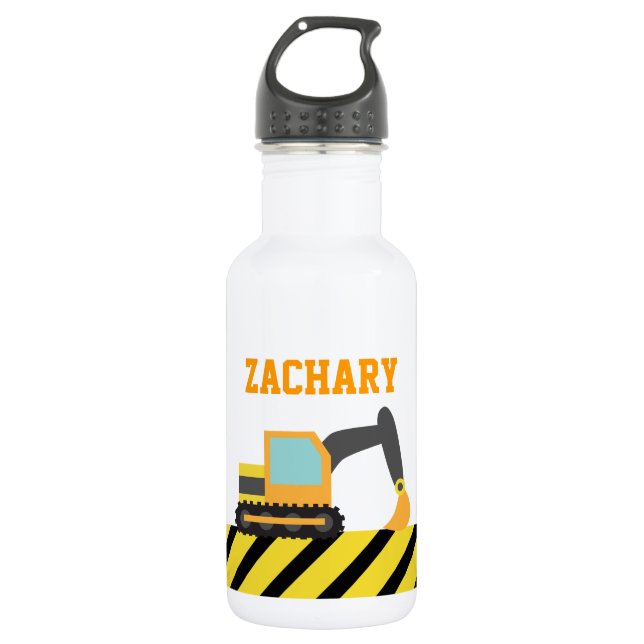 Bouteille D'eau Pelle de construction orange véhicule pour enfants (Devant)