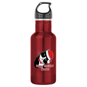 Bouteille D'eau Père Noël Cat
