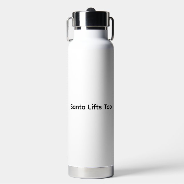 Bouteille D'eau Père Noël Gym  (Salle de sport)