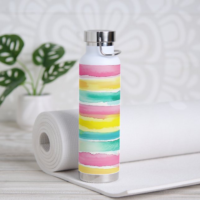 Bouteille D'eau Période estivale (Yoga (pivoté))