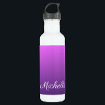 Bouteille D'eau Personalisé violet ombre<br><div class="desc">Personalisé violet ombre</div>