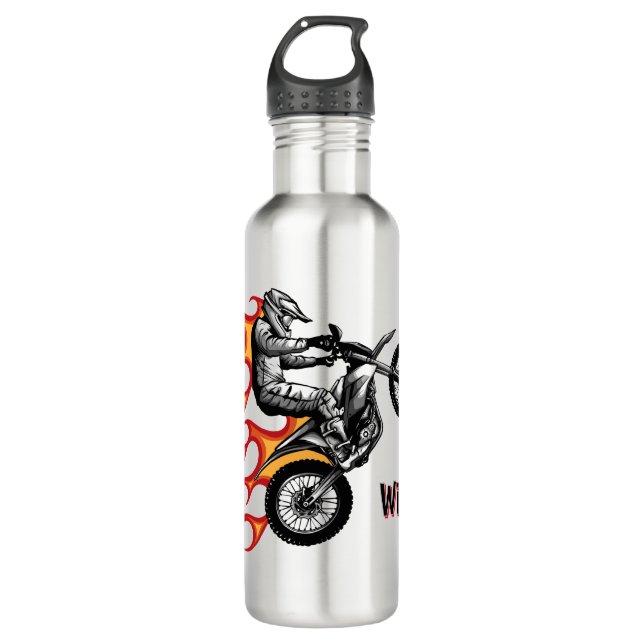 Bouteille D'eau Personalize Hot Ride Water Bottle (Devant)