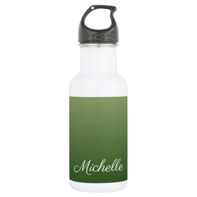 Bouteille D'eau Personalized green (Devant)