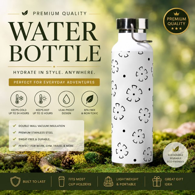 Bouteille D'eau Personalized Insulated Water Bottle (Créateur téléchargé)