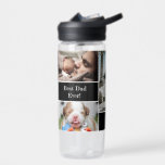 Bouteille D'eau Personalized Photo Collage Best Dad Ever<br><div class="desc">A growing family also means a growing library of photos. Give this personalized gift to dad and make him feel special, they'll sure to love their cherished memories displayed in this way. Customize this waterbottle with a collage of pictures and words. "Best Dad Ever" and "We love You" can be...</div>