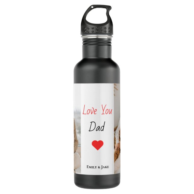 Bouteille D'eau Personalized Water Bottle | Father’s Day Gift  (Devant)