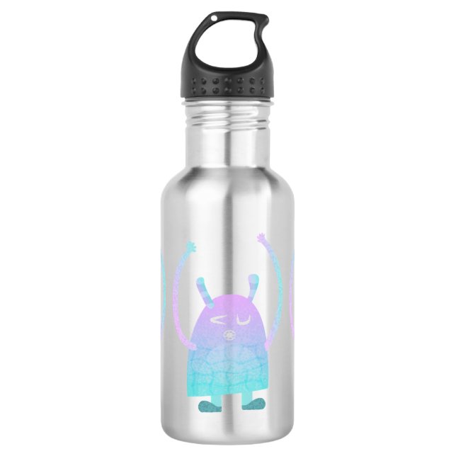Bouteille D'eau Personnage de monstre pour enfants adorable (Devant)
