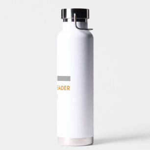 Bouteille D'eau Personnalisation Iam leader pas bogues