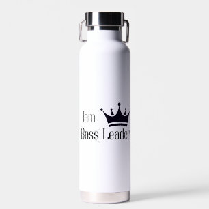 Bouteille D'eau Personnalisation Iam leader pas bogues