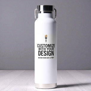 Bouteille D'eau Personnalisé Minimaliste Marque d'entreprise Perso