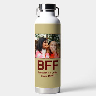 Bouteille D'eau Personnalisé moderne meilleur ami pour toujours bf