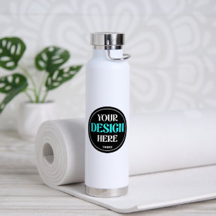 Bouteille D'eau personnalisé, unique, élégant et minimaliste