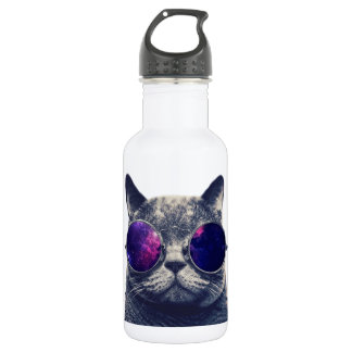 Bouteille d'eau personnalisée (18 oz), blanc