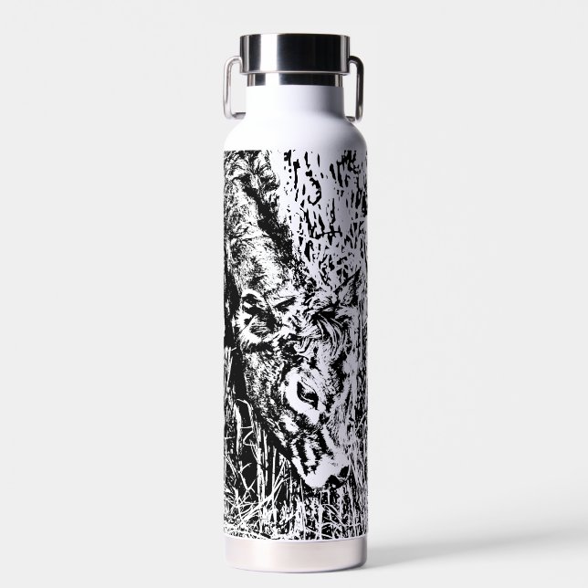 Bouteille d'eau personnalisée 650ml (Avant)