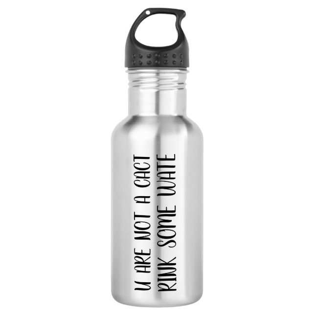 Bouteille d'eau personnalisée avec - Bouteille d'e (Devant)