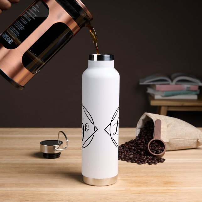 Bouteille d'eau personnalisée avec logo d'entrepri (Gym)