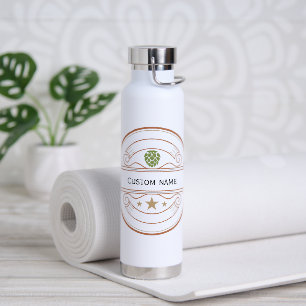 Bouteille d'eau personnalisée avec nom