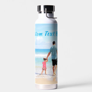 Bouteille d'eau personnalisée avec votre photo Tex