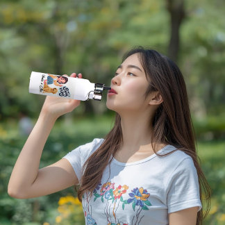 Bouteille d'eau personnalisée de l'équipe "Good Vi