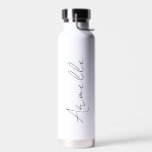 Bouteille d'eau personnalisée en acier inoxydable,<br><div class="desc">Restez parfaitement hydraté en déplacement avec cette élégante bouteille d'eau en acier inoxydable personnalisée, conçue pour garder vos boissons favorites à la température idéale. Cette tasse personnalisée durable avec couvercle fait également office de gobelet en métal élégant, ce qui en fait un cadeau de garçon d'honneur ou de papa très...</div>