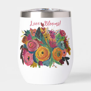 Bouteille d'eau personnalisée "Love Blooms"