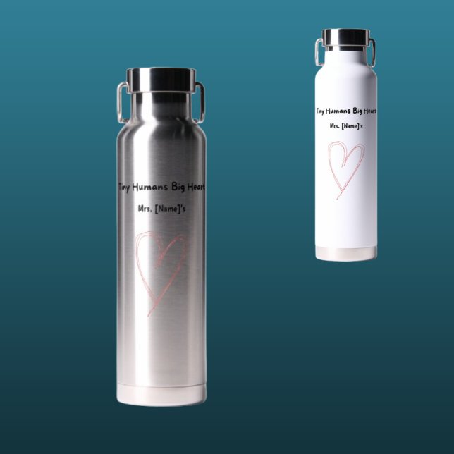 Bouteille d'eau personnalisée pour enseignante de  (Créateur téléchargé)