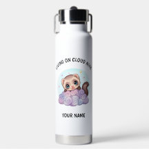 Bouteille d'eau personnalisée pour furet mignon