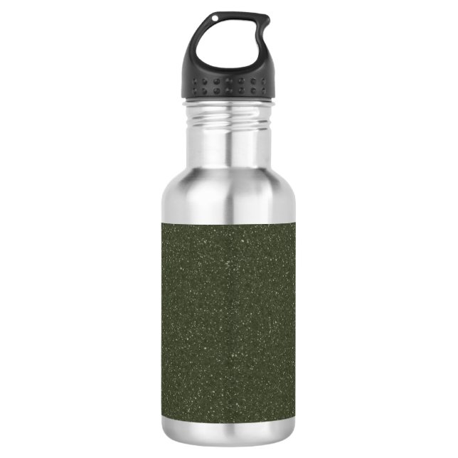 Bouteille d'eau personnalisée verte de mousse (Devant)