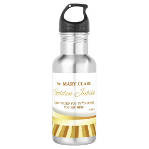 Bouteille D'eau Personnaliser, Jubilé d'or de la vie religieuse