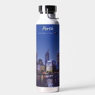 Bouteille D'eau Perth, Australie - Ciel de la ville la nuit