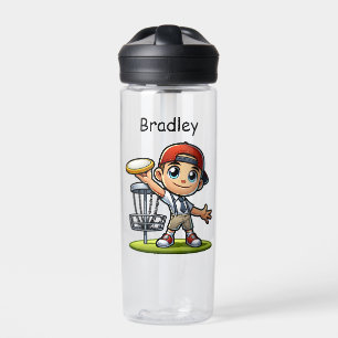 Bouteille D'eau Petit Garçon Cute Jouer Disque Golf Personnalisé