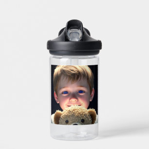 Bouteille D'eau Petit garçon mignon avec ours en peluche