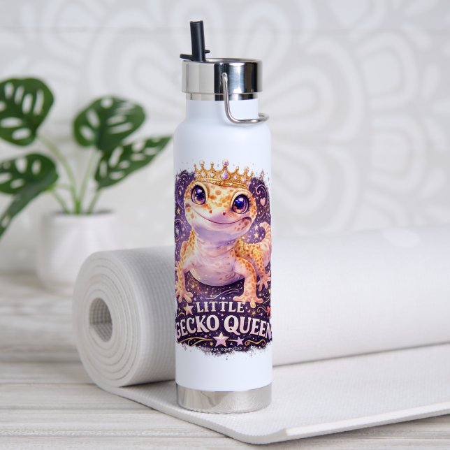 BOUTEILLE D'EAU PETITE REINE GECKO (Yoga (pivotée))
