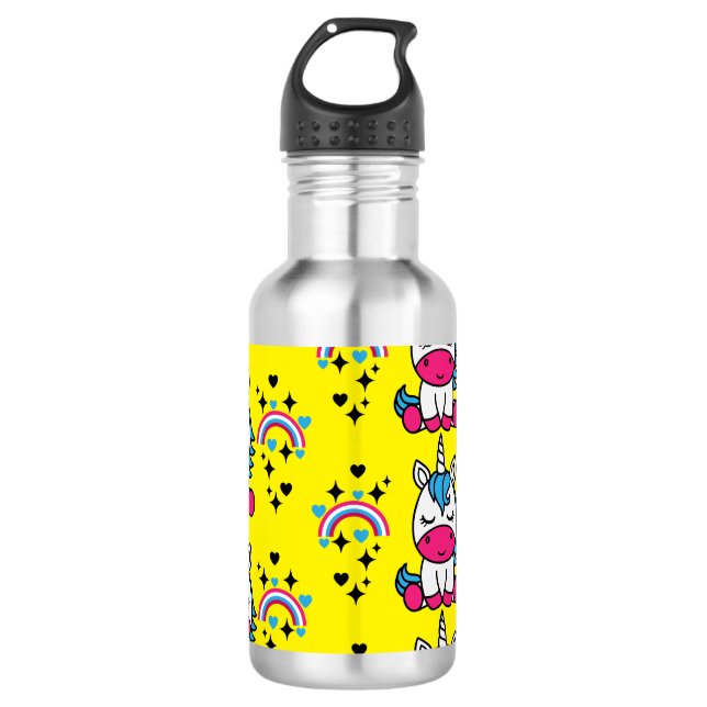 Bouteille D'eau Petites filles Unicorn Pony (Devant)