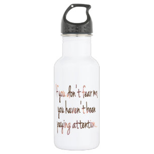 Bouteille D'eau Peur-moi Drôle Cocky Gamer Citation Sarcasm Humo