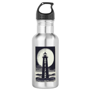 Bouteille D'eau Phare de Bodie Island North Carolina Moon