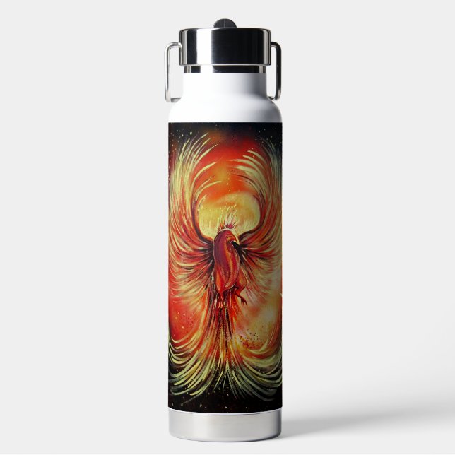 Bouteille D'eau Phénix Ascendant Oiseau de Feu Flamme Audacieuse F (Salle de sport)