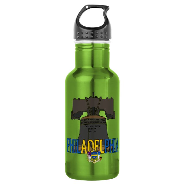 Bouteille D'eau Philadelphie Pennsylvania Liberty Bell Bottle (Devant)