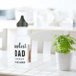 Bouteille D'eau Photo Collage moderne Happy Fête des pères Cadeau<br><div class="desc">Le cadeau "Modern Collage Photo Colorful Best Dad Ever" est un cadeau personnalisé et unique pour tout père qui mérite d'être célébré. Le cadeau est une photo collage composée de plusieurs images individuelles qui ont été soigneusement arrangées pour créer un design étonnant et attrayant. Le don est une excellente façon...</div>