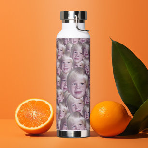 Bouteille D'eau Photo faciale personnalisée - Supprimer l'Arrière 