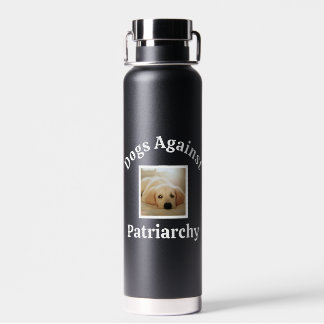 Bouteille D'eau Photo personnalisé Chien Amour Anti-Trump Maman Me
