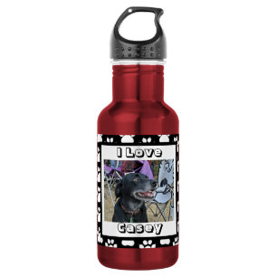 Bouteille D'eau Photo pour animaux customisés et Empreinte de patt